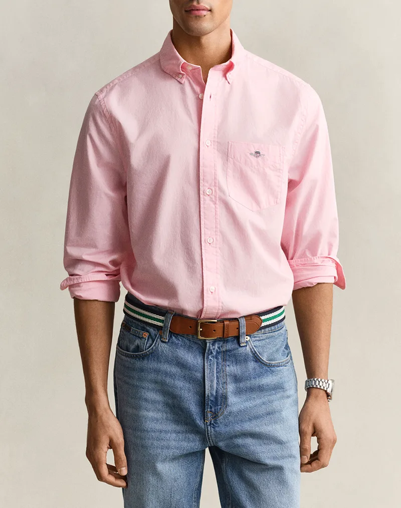 GANT ΥΠΟΚΑΜΙΣΟ ΜΜ REG POPLIN SHIRT 3G3000100-666 Ροζ