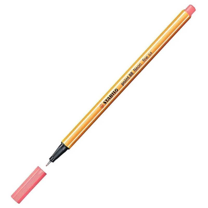 ΜΑΡΚΑΔΟΡΟΣ STABILO POINT 88/040 FLUO RED 0.4mm