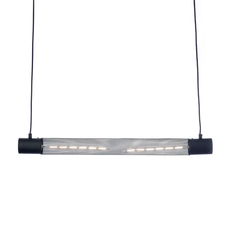 Φωτιστικό Οροφής Δίφωτο Aca Alcatraz OD602P72BK Black
