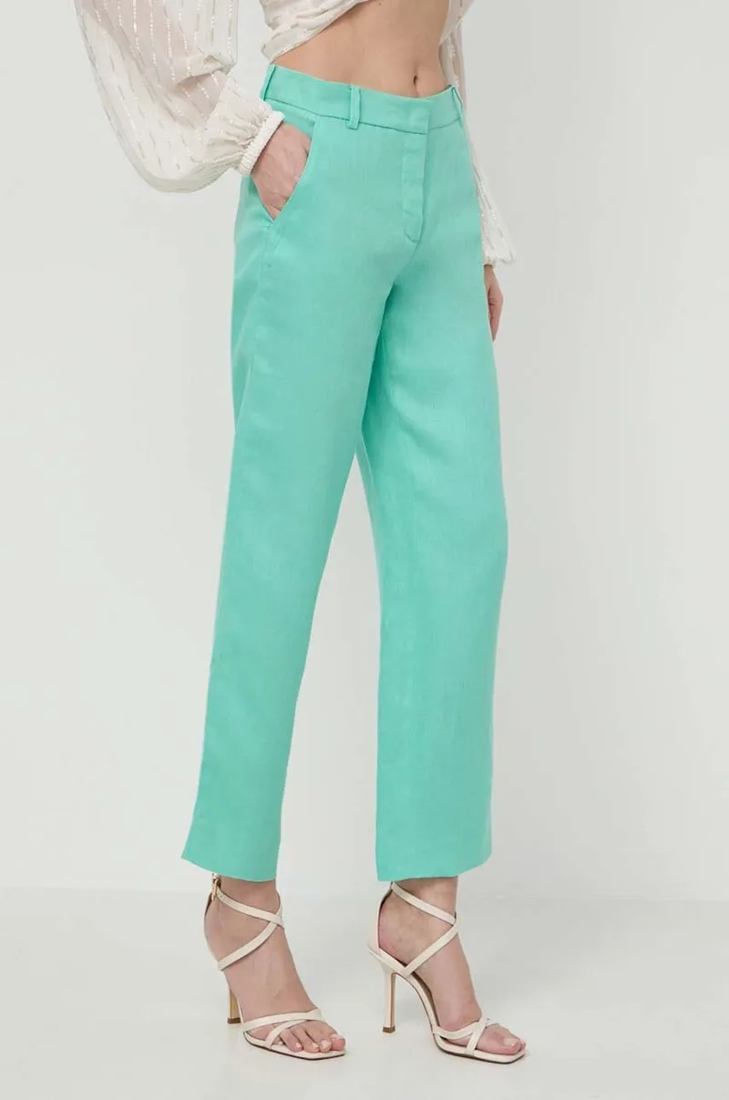 Λινό παντελόνι Luisa Spagnoli ARGANORUNWAY COLLECTION