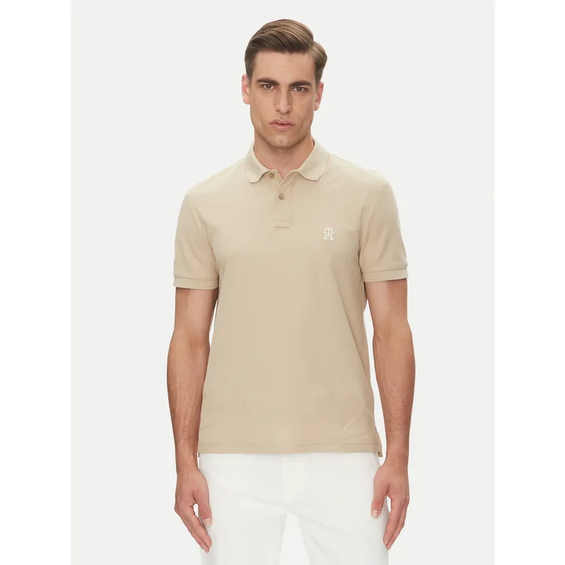 Tommy Hilfiger Polo MW0MW33167 Μπεζ Regular Fit