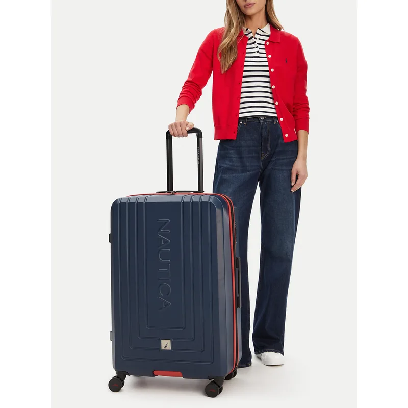 Μεγάλη Βαλίτσα Nautica CWBEO-NTC-KS-003-07-L Σκούρο μπλε