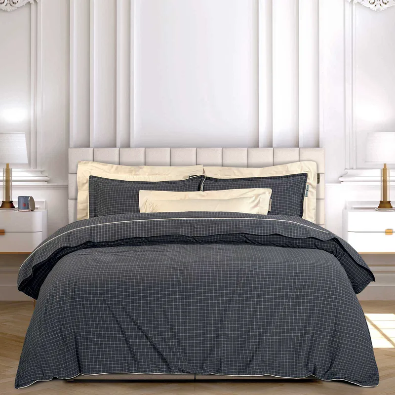 Σετ Παπλωματοθήκη Υπέρδιπλη 3 Τεμαχίων Greenwich Polo Club 2297 Black 220x240