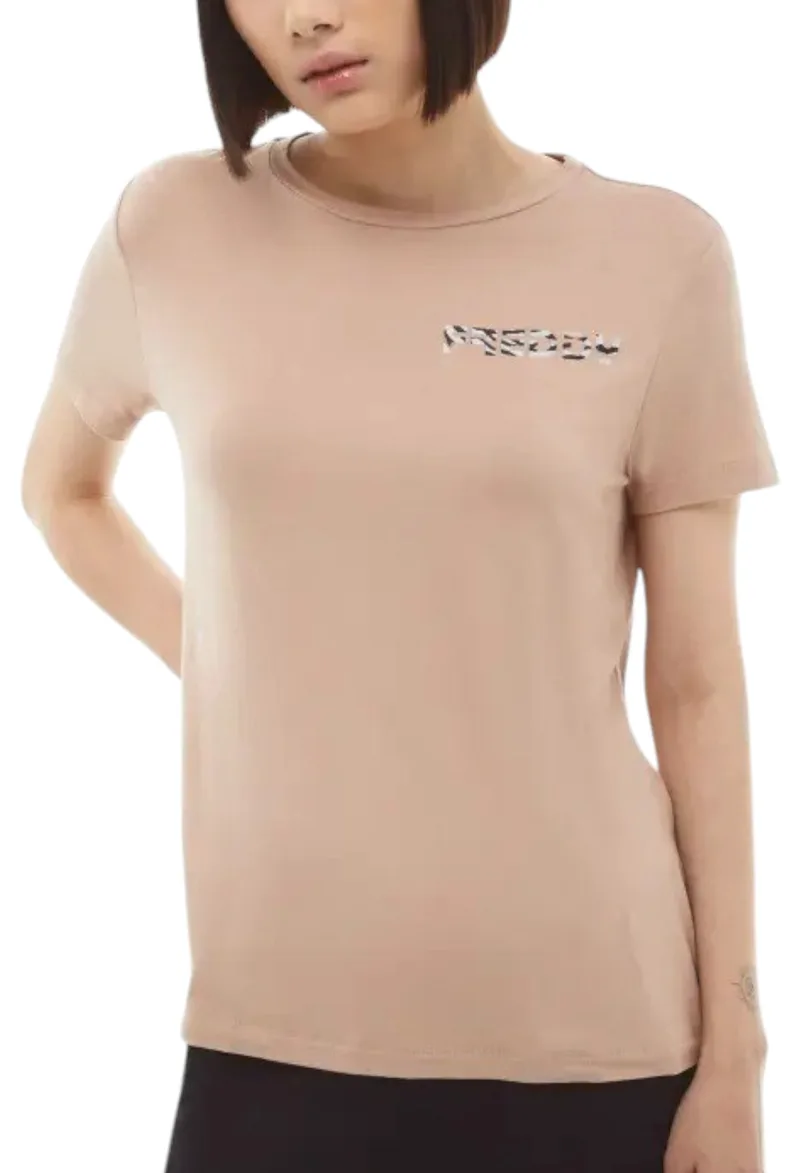 Μπλούζα Κοντομάνικη Freddy Tiger Print Logo F3WSDT1-P80 Γυναικείο