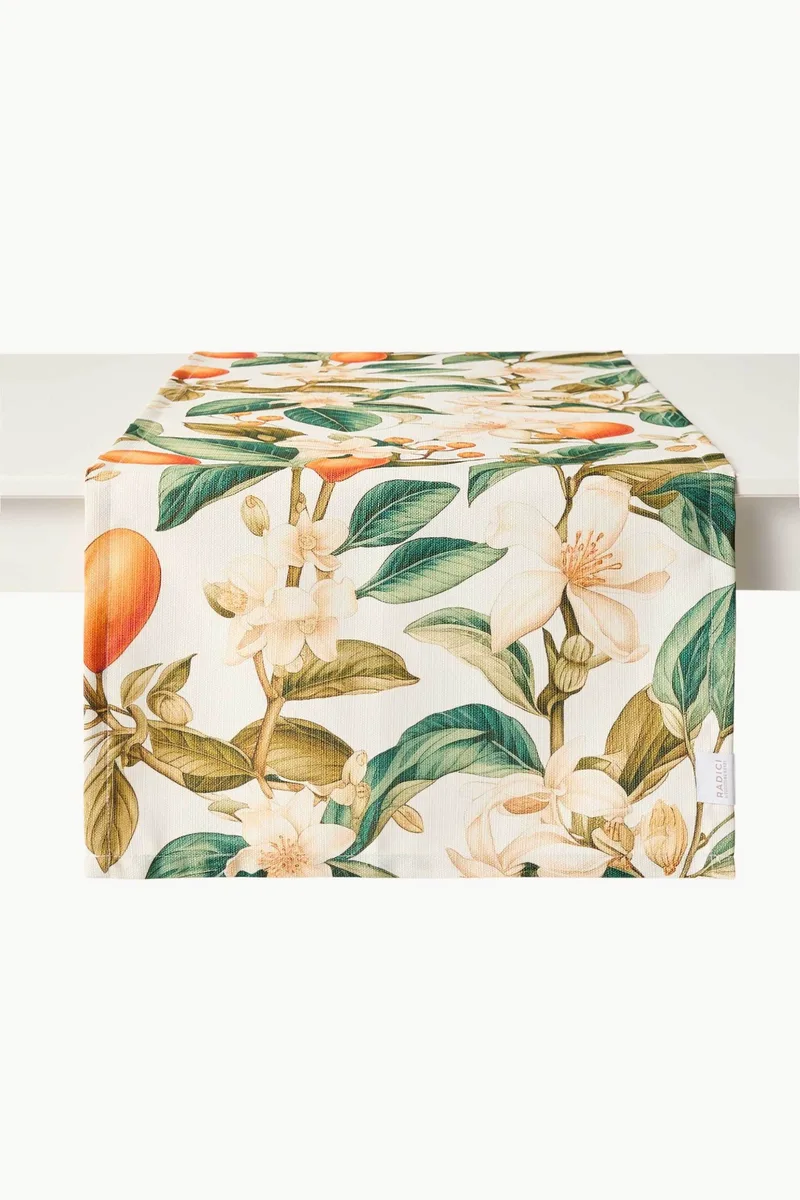 Coincasa ράνερ βαμβακερό με τύπωμα floral 50 x 150 cm - 006812532 Εκρού