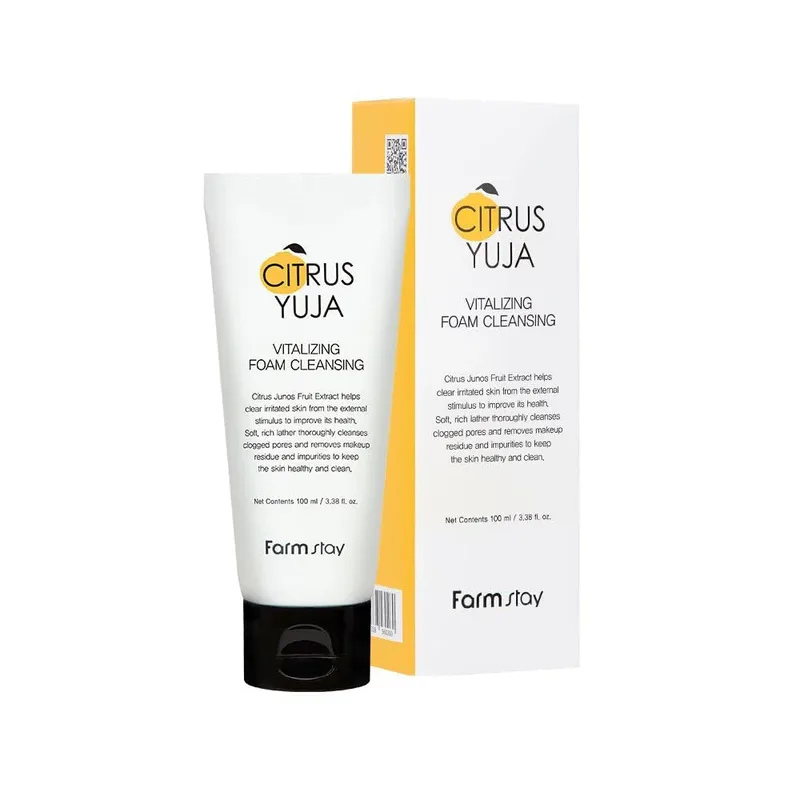 Farmstay Citrus Yuja vitalizing Foam Cleansing Αφρός καθαρισμού 100ml