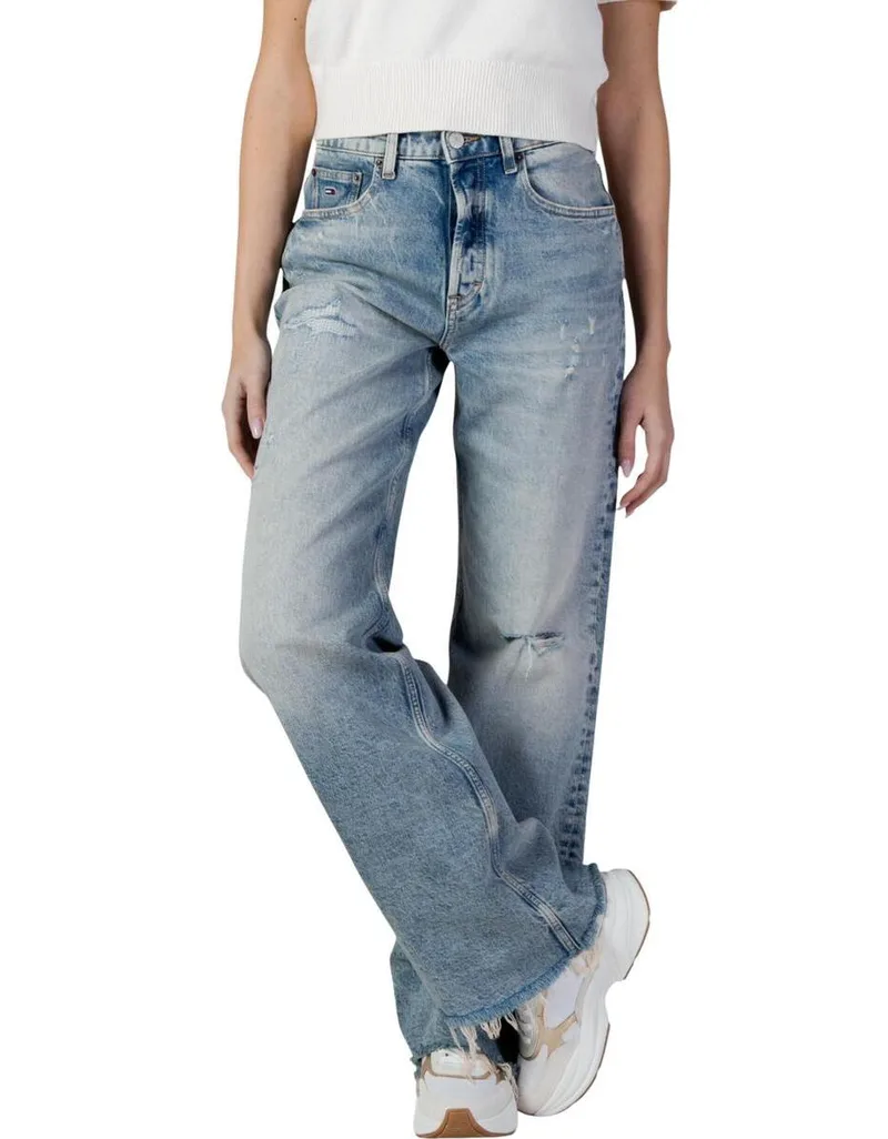 Γυναικείο Relaxed Straight Τζιν Γαλάζιο Tommy Jeans DW0DW22437-1AB