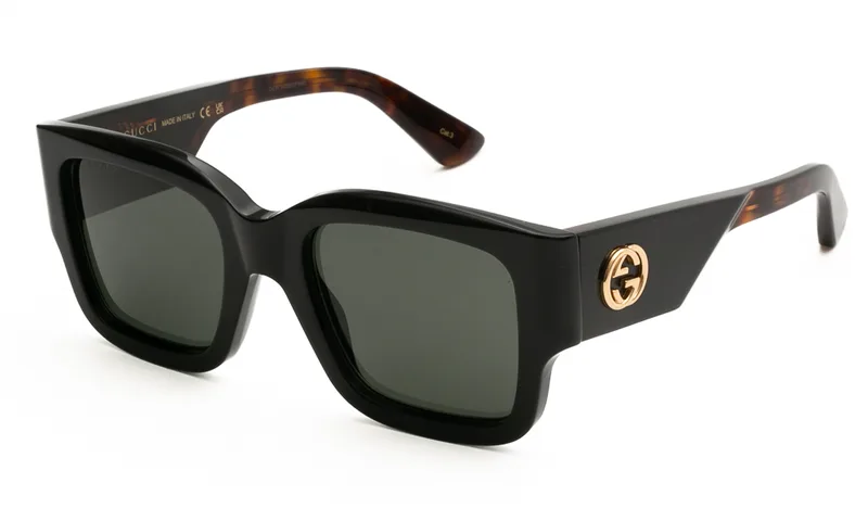 GUCCI ΓΥΑΛΙΑ ΗΛΙΟΥ GUCCI 1663S 001 5221 1663S Μαύρο