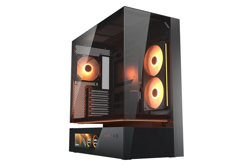 COUGAR CFV235 Vision Midi-Tower Case, ARGB, Glass, Black