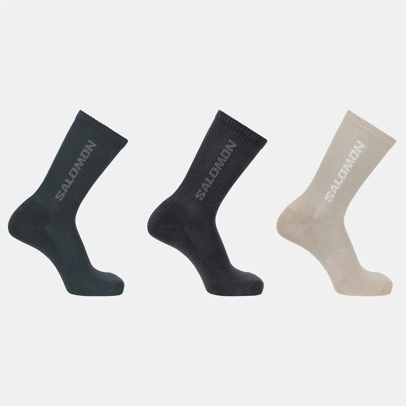 SALOMON SPORTSTYLE EVERYDAY CREW SOCKS 3-PACK ΠΟΛΥΧΡΩΜΟ