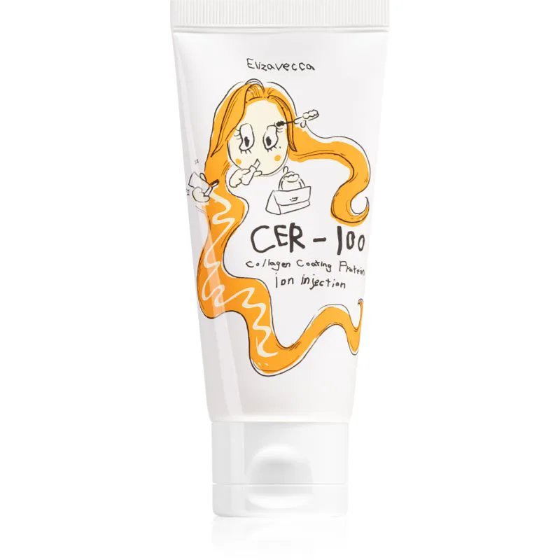 Elizavecca Cer-100 Collagen Coating Protein Ion Injection υγρό κολλαγόνου Για λάμψη και απαλότητα μαλλιών 50 ml