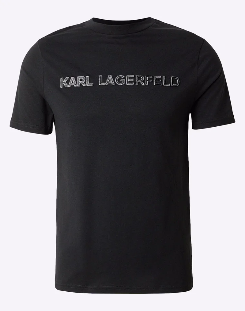 KARL LAGERFELD T-SHIRT CREWNECK 755076-561255-990 Black