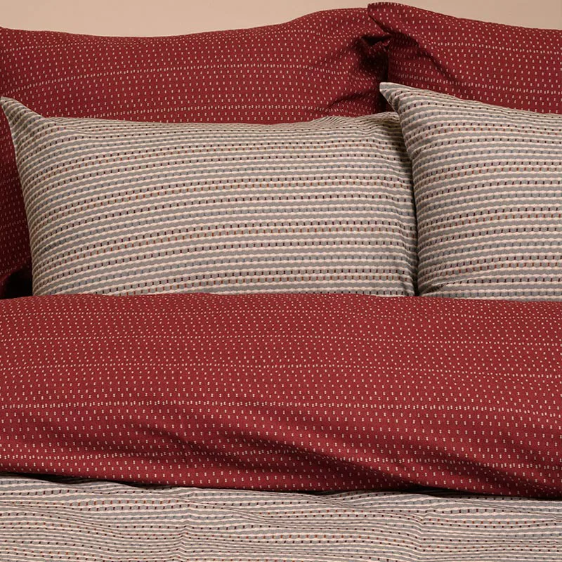 Μαξιλαροθήκες Σετ 50x70 Melinen Casual Fakir Grey 50x70
