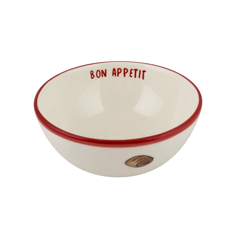 Μπολ 900ml - bon appetit croissant red