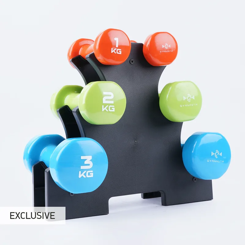 Gymnastik Dumbbell Βαράκια Σετ 12kg (9000091640_1523)