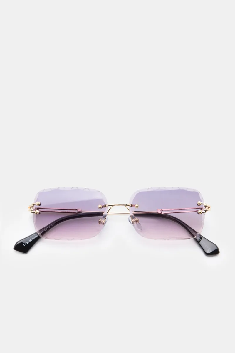 Γυαλιά Ηλιού Rimless Style - Μώβ