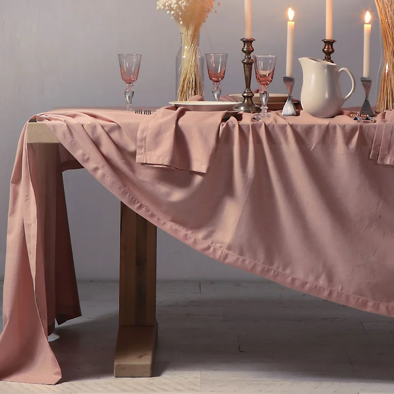 Τραπεζομάντηλο 150x250 Nef Nef Cotton-Linen Eng. Rose (150x250)