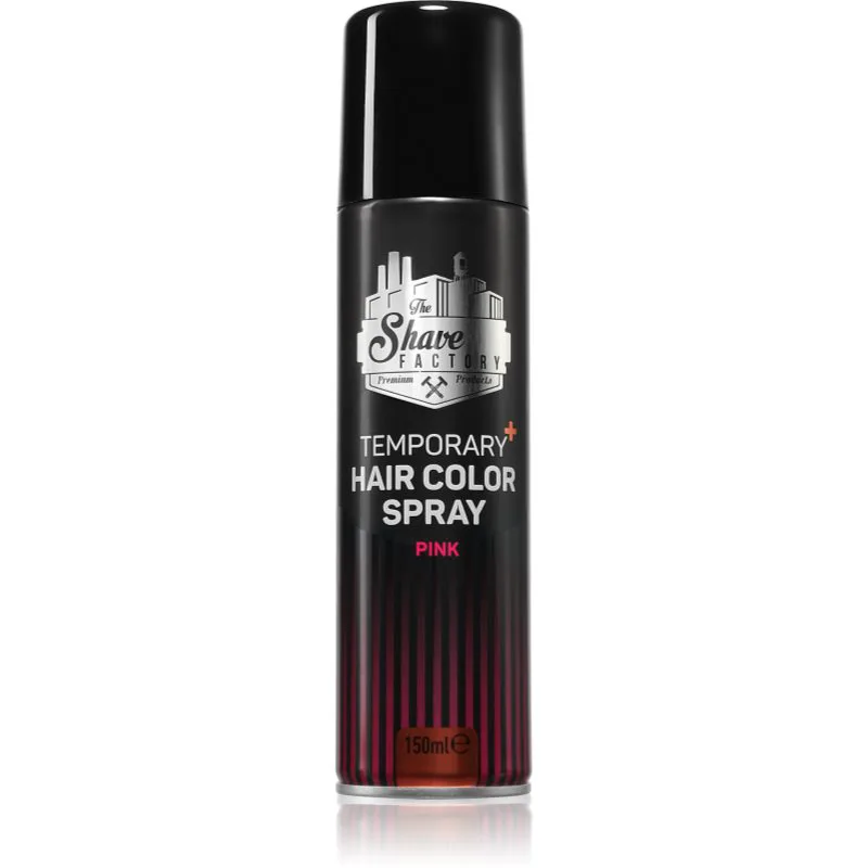 The Shave Factory Temporary Hair Color Spray σπρέι για τα μαλλιά απόχρωση Ροζ 150 ml