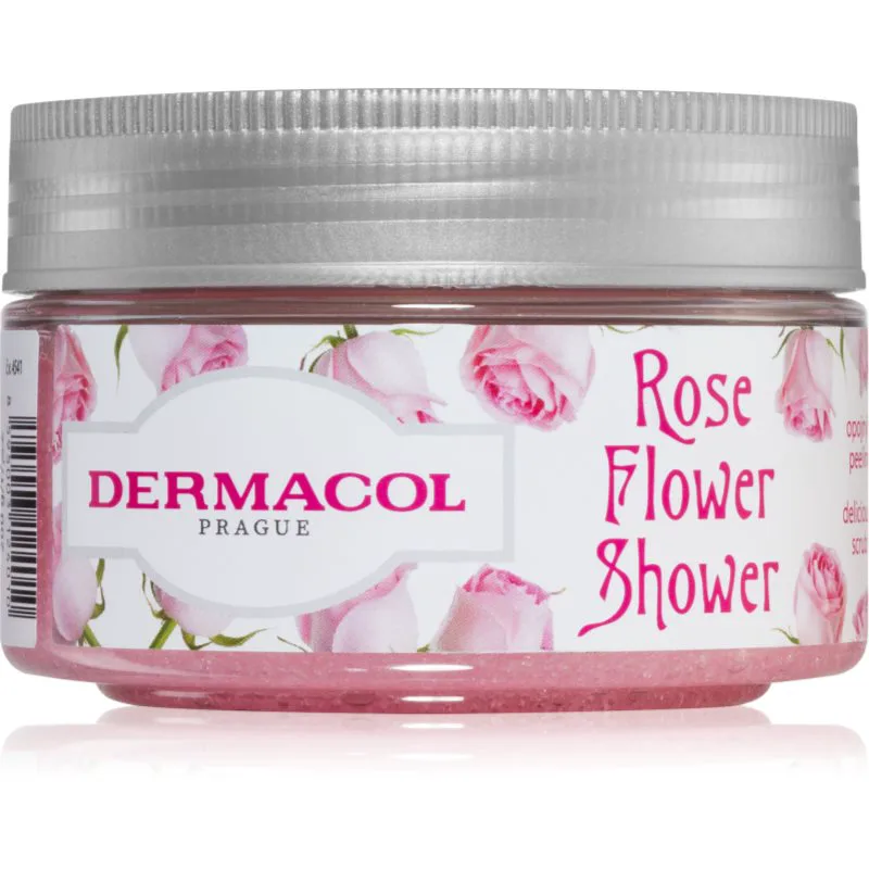 Dermacol Flower Care Rose απολέπιση ζάχαρης για το σώμα 200 γρ