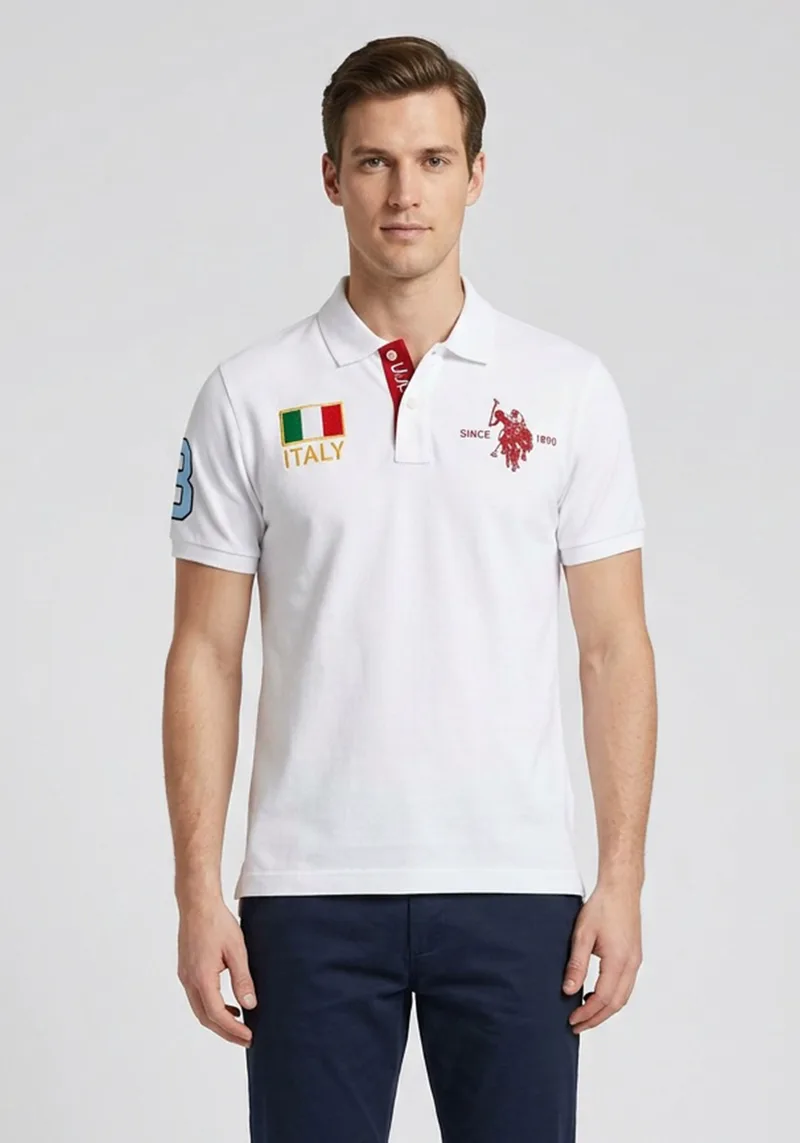 U.S. Polo Assn Μπλούζα Polo - 02152 47357 100 White