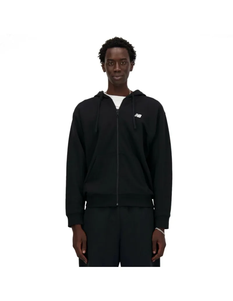 New Balance Sport Essentials Logo French Terry Full Zip MJ41501BK
