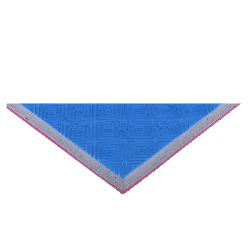 Δάπεδο Προστασίας Eva Διαμάντι 100x100cm 2.5cm Κόκκινο/Γκρι/Μπλε