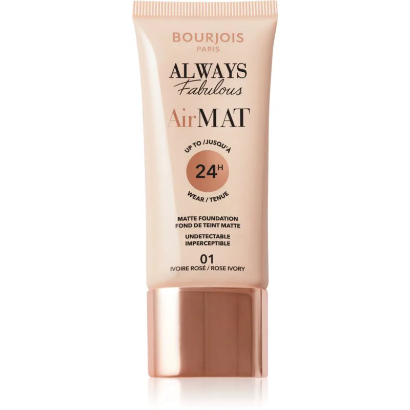 Bourjois Air Mat ματ μεικ απ απόχρωση 01 Rose Ivory 30 ml