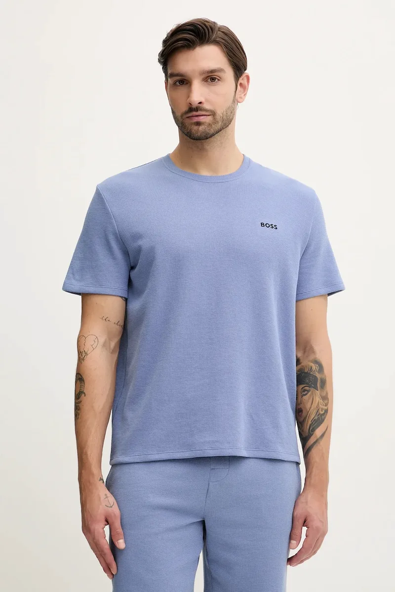 BOSS t-shirt lounge Ανδρικό Waffle T-Shirt