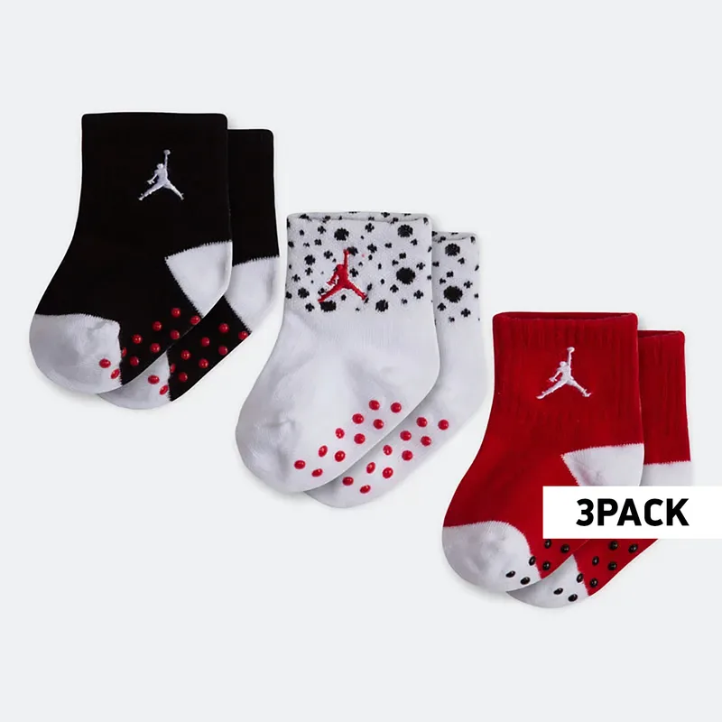 Jordan Ankle 3PK Βρεφικές Κάλτσες (9000063583_1539)