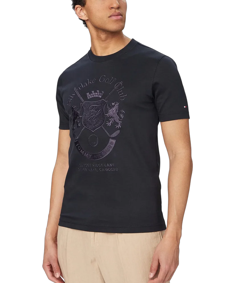 Ανδρικό Country Club T-shirt Navy Μπλε Tommy Hilfiger MW0MW42373-DW5