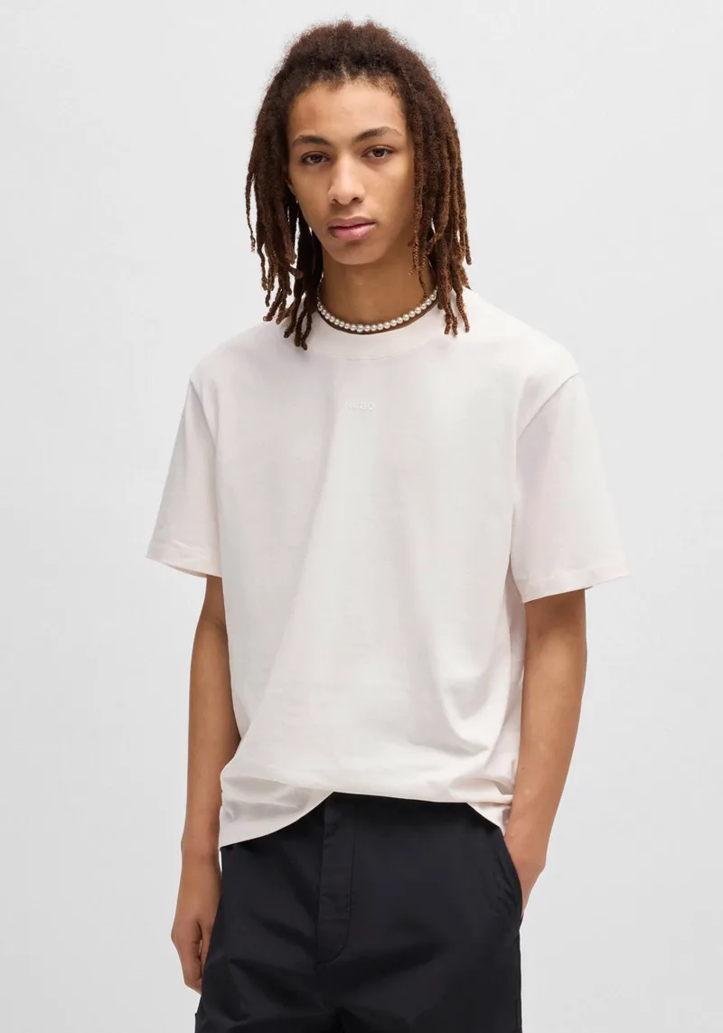 HUGO Κοντομάνικη T-shirt Dapolino - 50488330 102 Natural