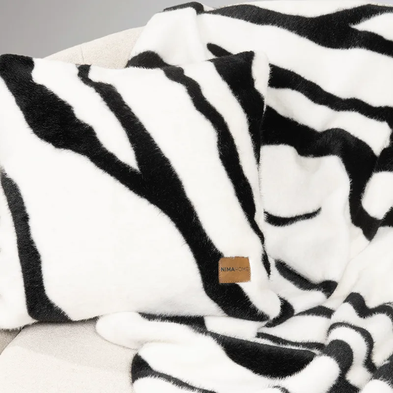Διακοσμητική Μαξιλαροθήκη 45X45 Nima Sebra White (45x45)