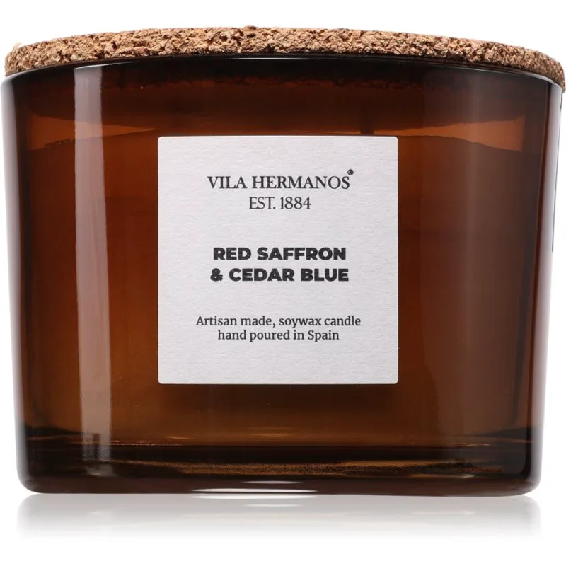Vila Hermanos Apothecary Red Saffron & Cedar Blue αρωματικό κερί 350 γρ