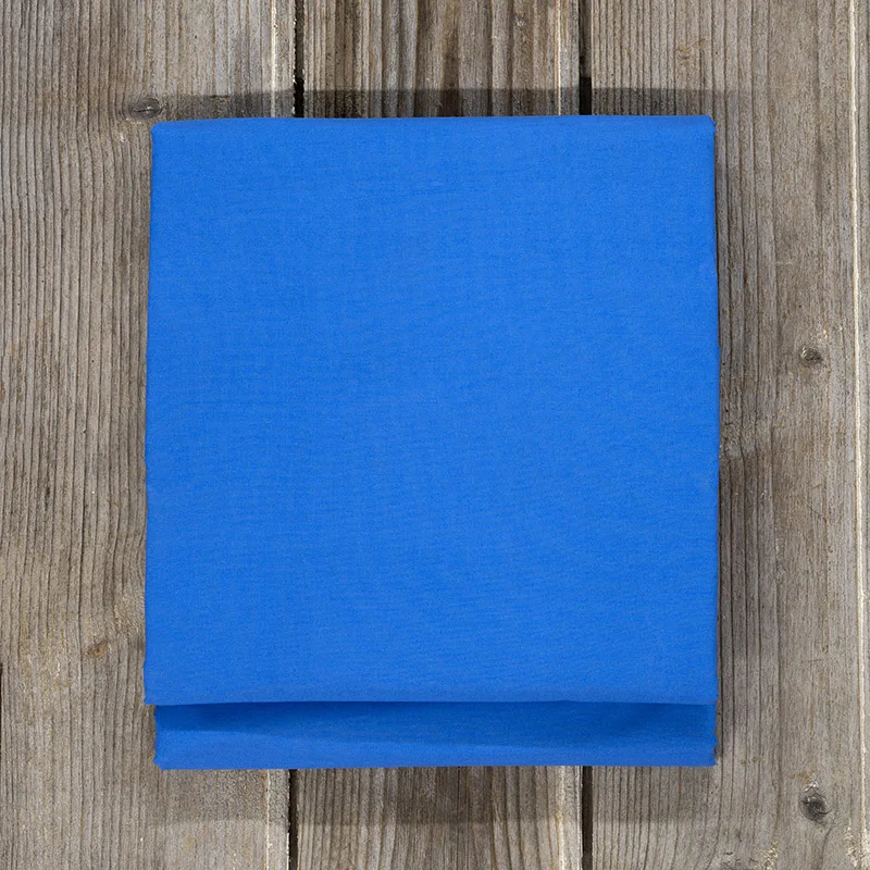 Σεντόνι Μεμονωμένο Μονό 160X260 Nima Unicolors Sea Blue Χωρίς Λάστιχο (160x260)