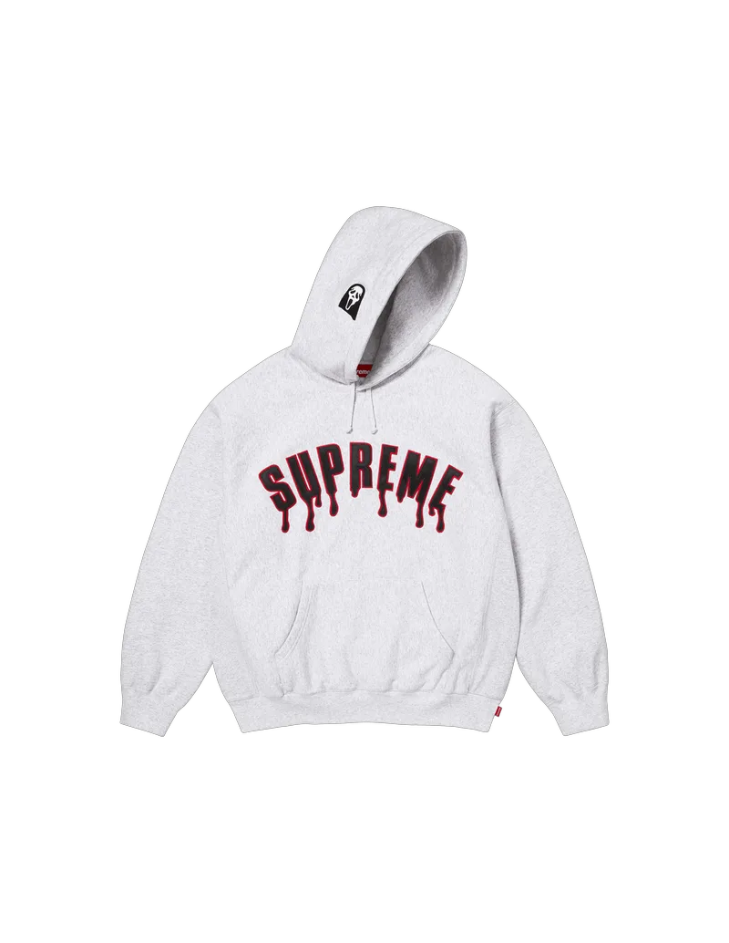 Supreme Ghostface Arc Hooded Sweatshirt 'Ash Grey' SS26SW96ASHGREY MBS