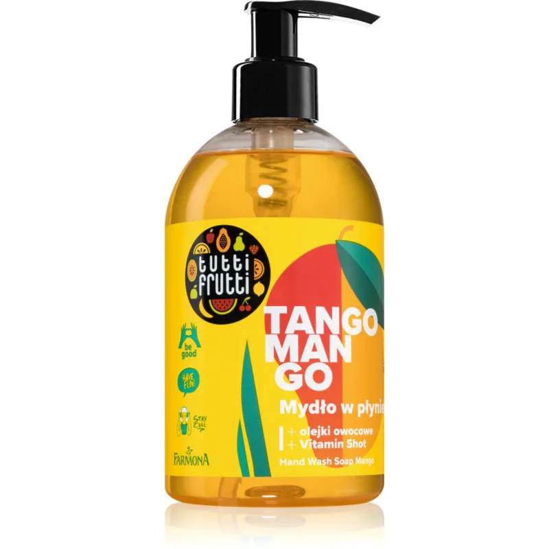 Farmona Tutti Frutti Peach & Mango υγρό σαπούνι για τα χέρια 500 μλ
