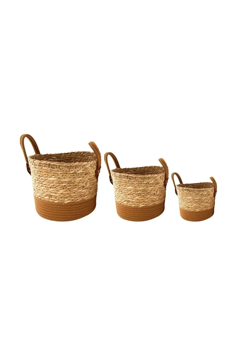 Σετ από καλάθια αποθήκευσης home & lifestyle 3-pack