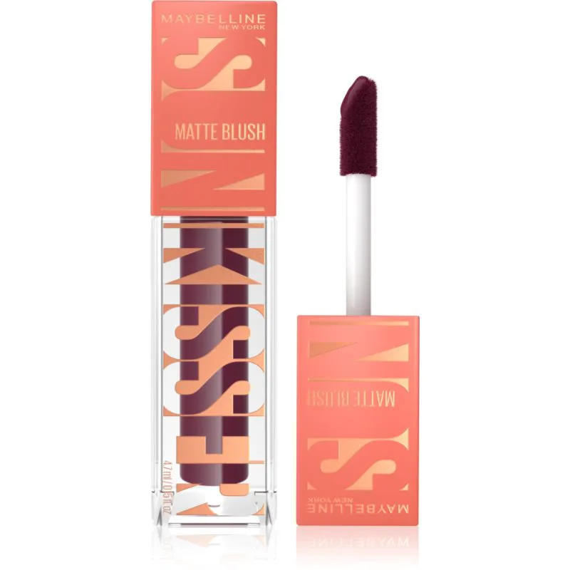 MAYBELLINE NEW YORK Sunkisser Matte υγρό ρουζ με ματ αποτελέσματα απόχρωση 33 Berry Brunch 4.7 ml