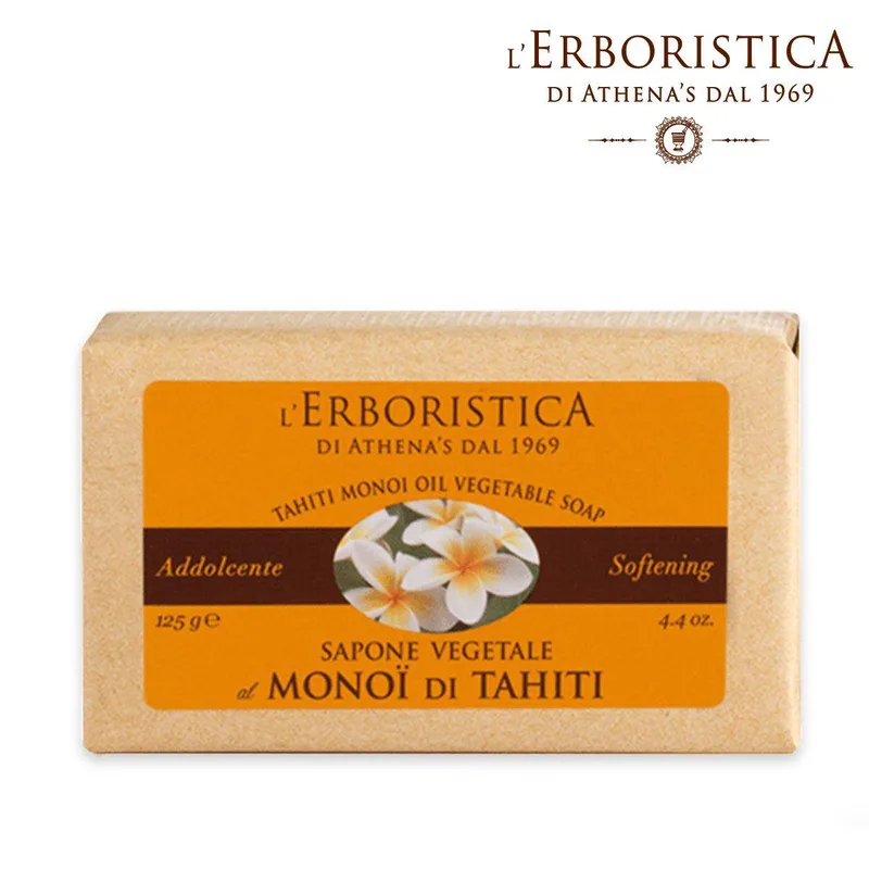 L'erbastica monoi oil vegetable soap 100 gr