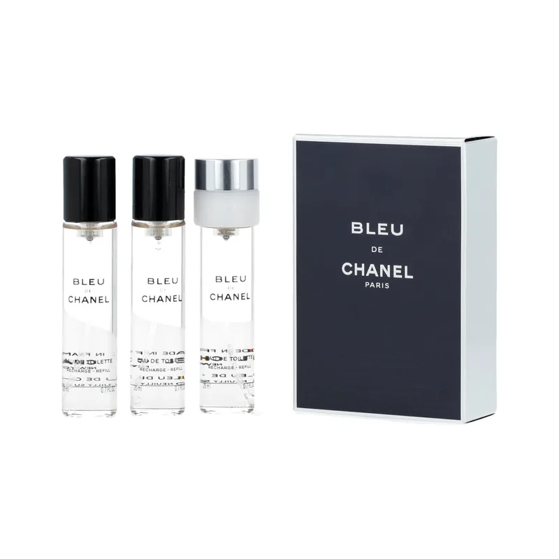 Chanel Bleu de Chane EDT Refill 2 x 20 ml + EDT Refill with spray 20 ml (man) 60 ml