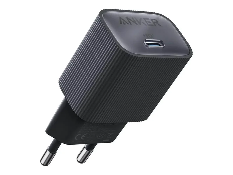 Anker 30W PD USB-C Nano GaN Fast Charger Black