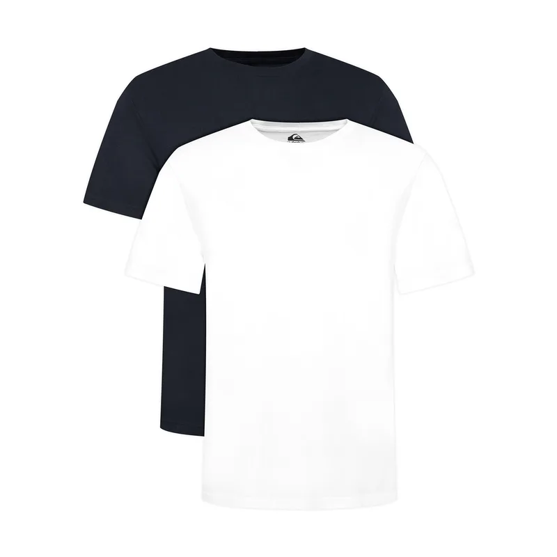 Quiksilver Σετ t-shirts Salt Water EQYZT08137 Μαύρο Regular Fit
