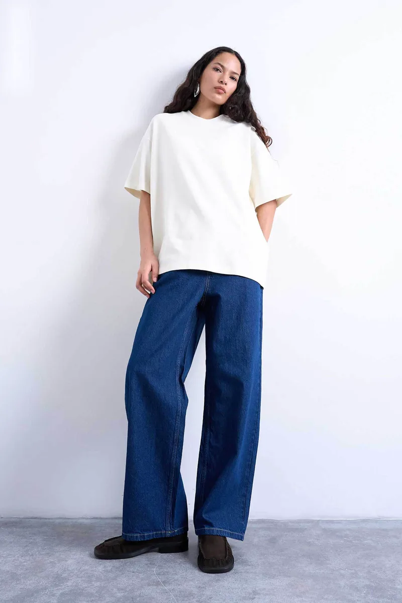 Topshop γυναικείο T-shirt μονόχρωμο "Tsvictoria" - 31000825 Λευκό