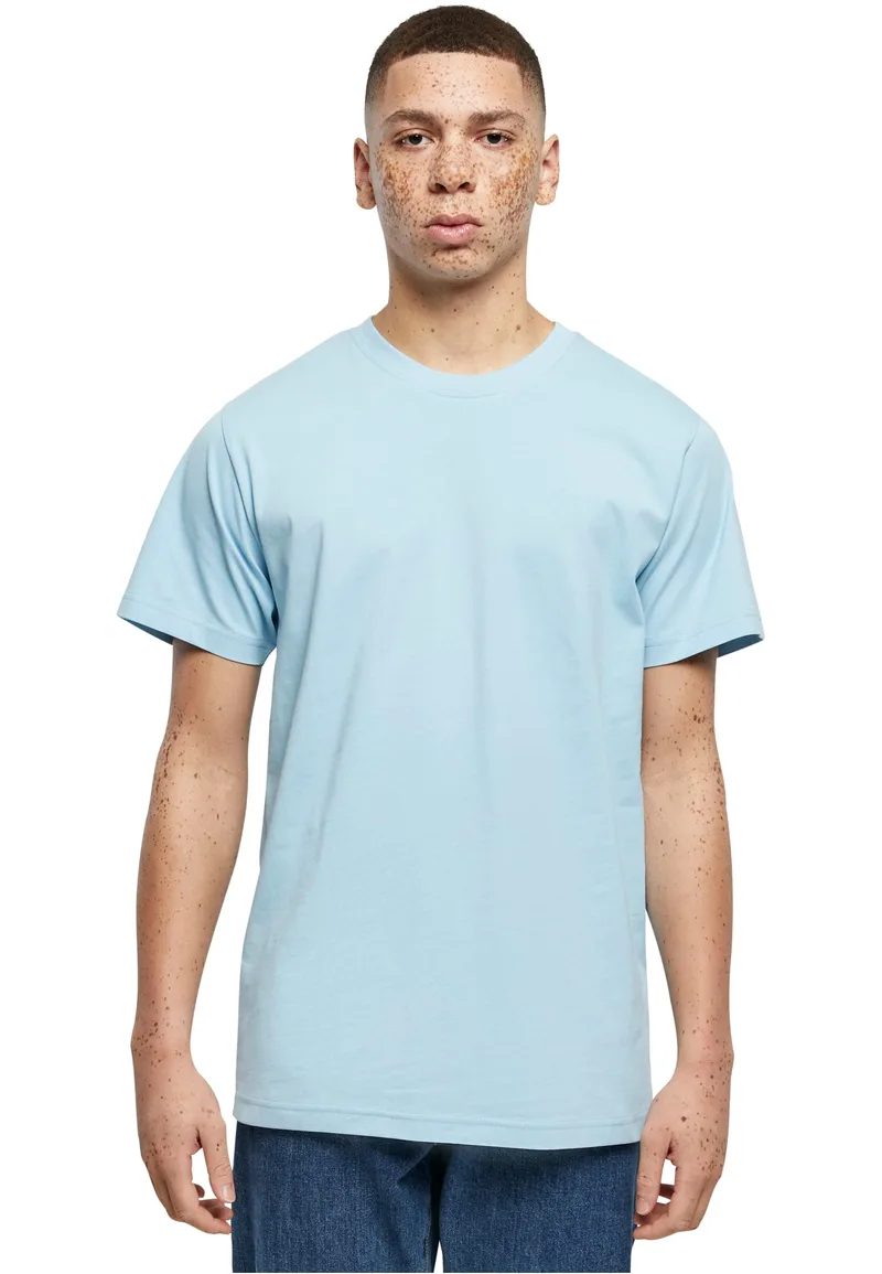 T-Shirt με Στρογγυλή Λαιμόκοψη BY004 Build Your Brand (BYB) heavenblue