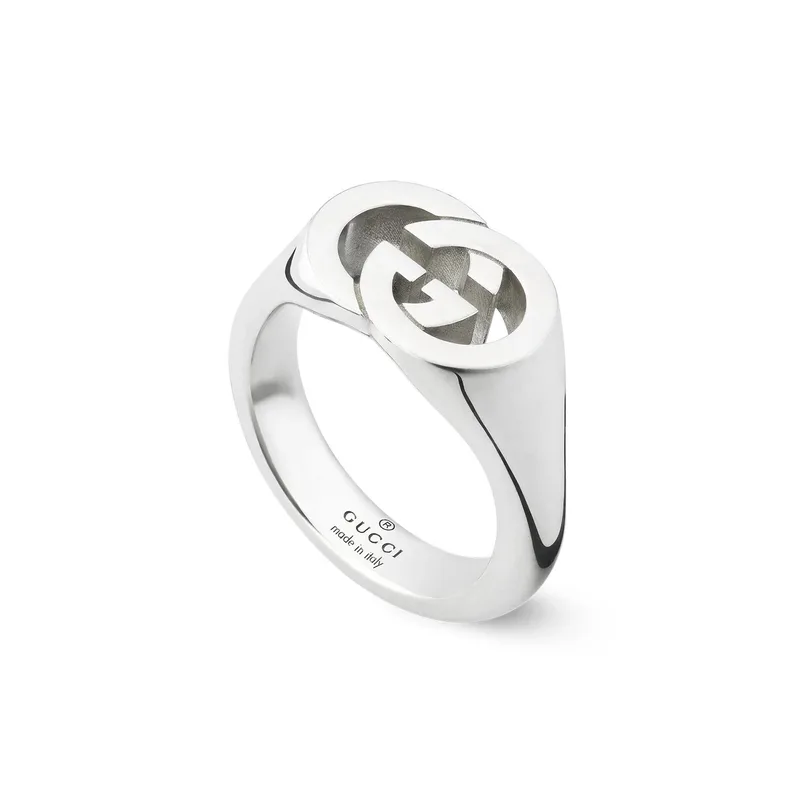 GUCCI "Interlocking G" Δαχτυλίδι από ασήμι 925 Silver YBC854247001014