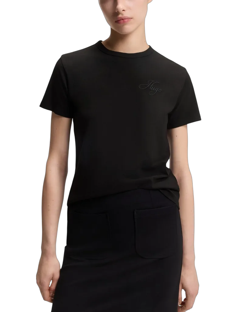 Γυναικείο Damacia T-shirt Μαύρο HUGO 50561233-001