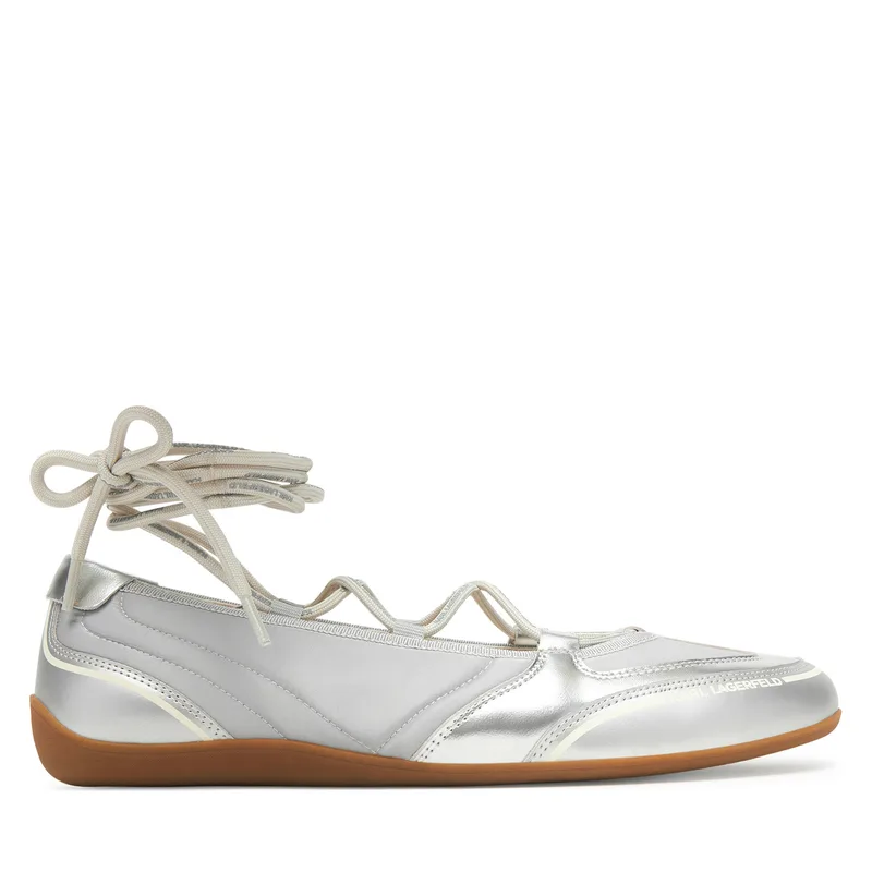 Μπαλαρίνες KARL LAGERFELD Altia KL66111 Ασημί