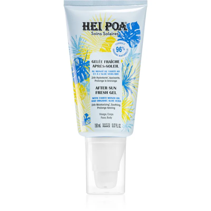 Hei Poa After Sun Monoi & Aloe Vera καταπραϋντικό τζελ για μετά την ηλιοθεραπεία 150 ml
