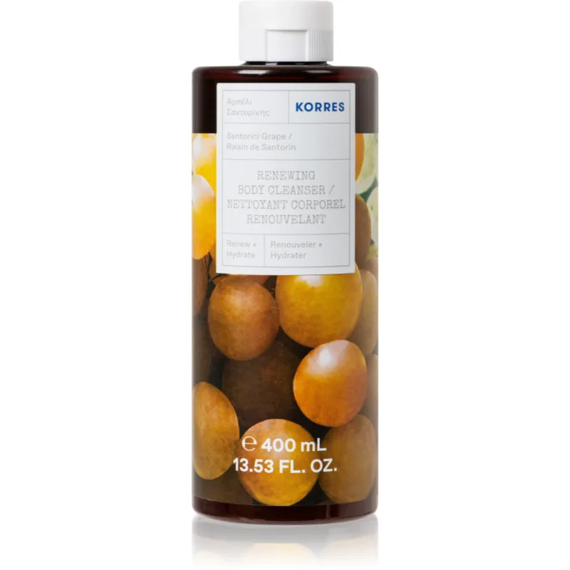 Korres Santorini Grape αναζωογονητικό τζελ ντους 400 ml