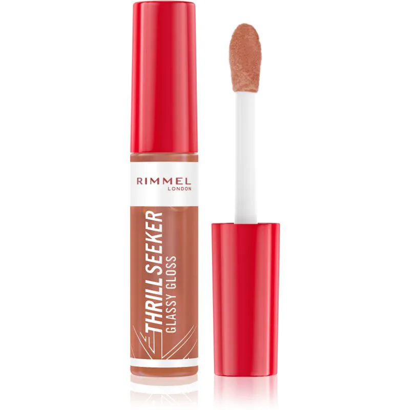 Rimmel Thrill Seeker Glassy Gloss λιπ γκλος χειλιών για μεγαλύτερο όγκο απόχρωση 650 Sweet Frosting 10 ml